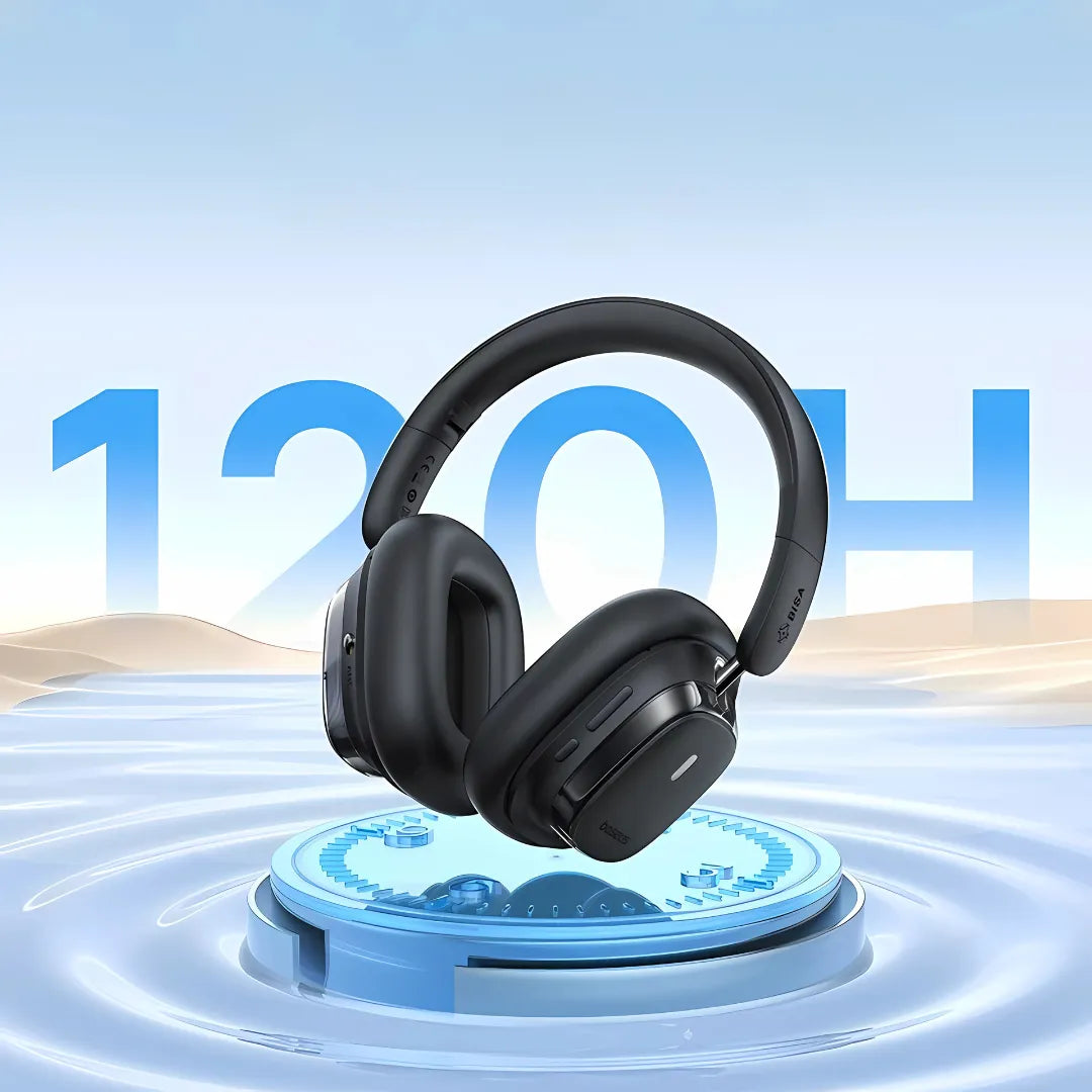 Baseus Bowie H1i Bluetooth Gaming Headset with 46dB ANC and 120h Battery Life
