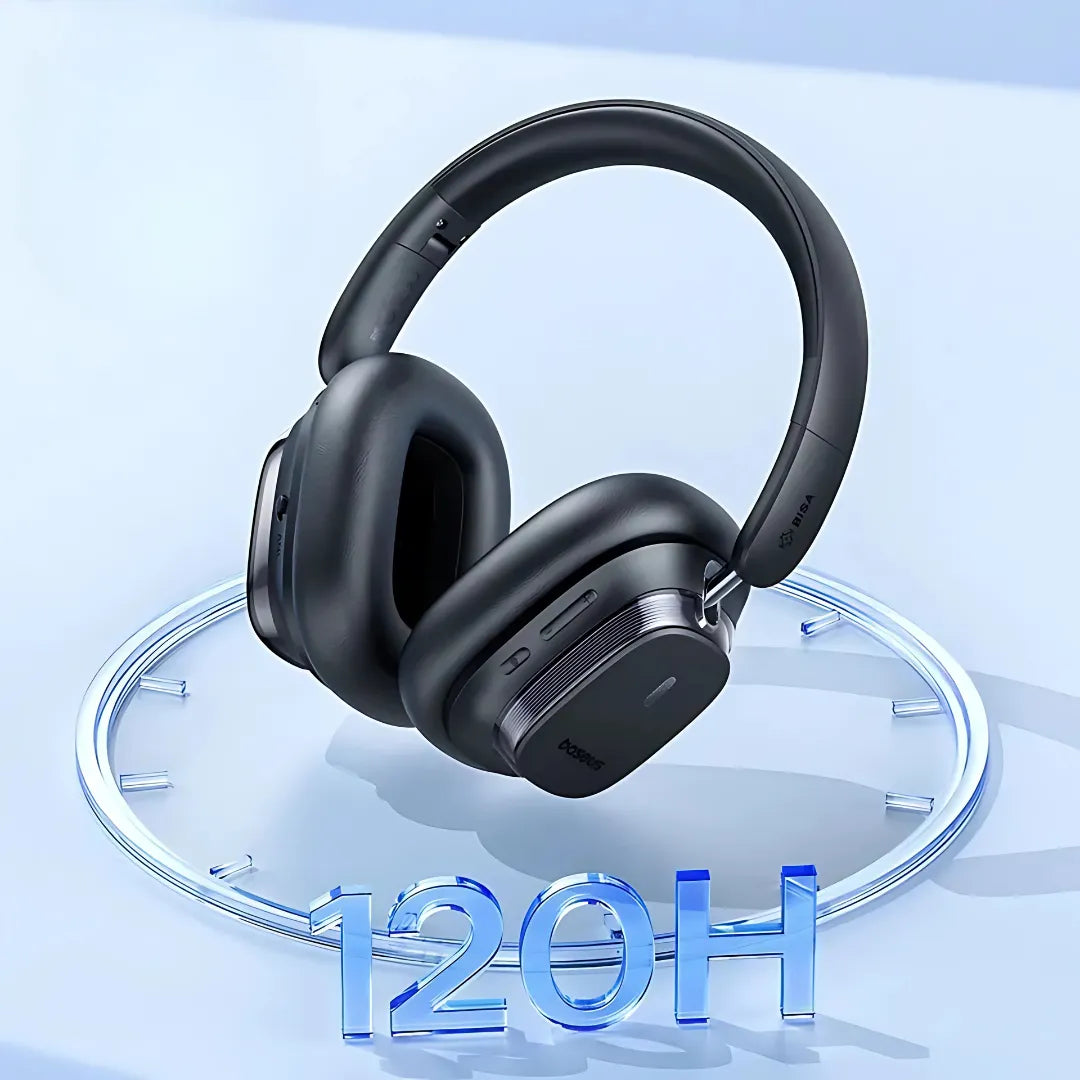Baseus Bowie H1i Bluetooth Gaming Headset with 46dB ANC and 120h Battery Life