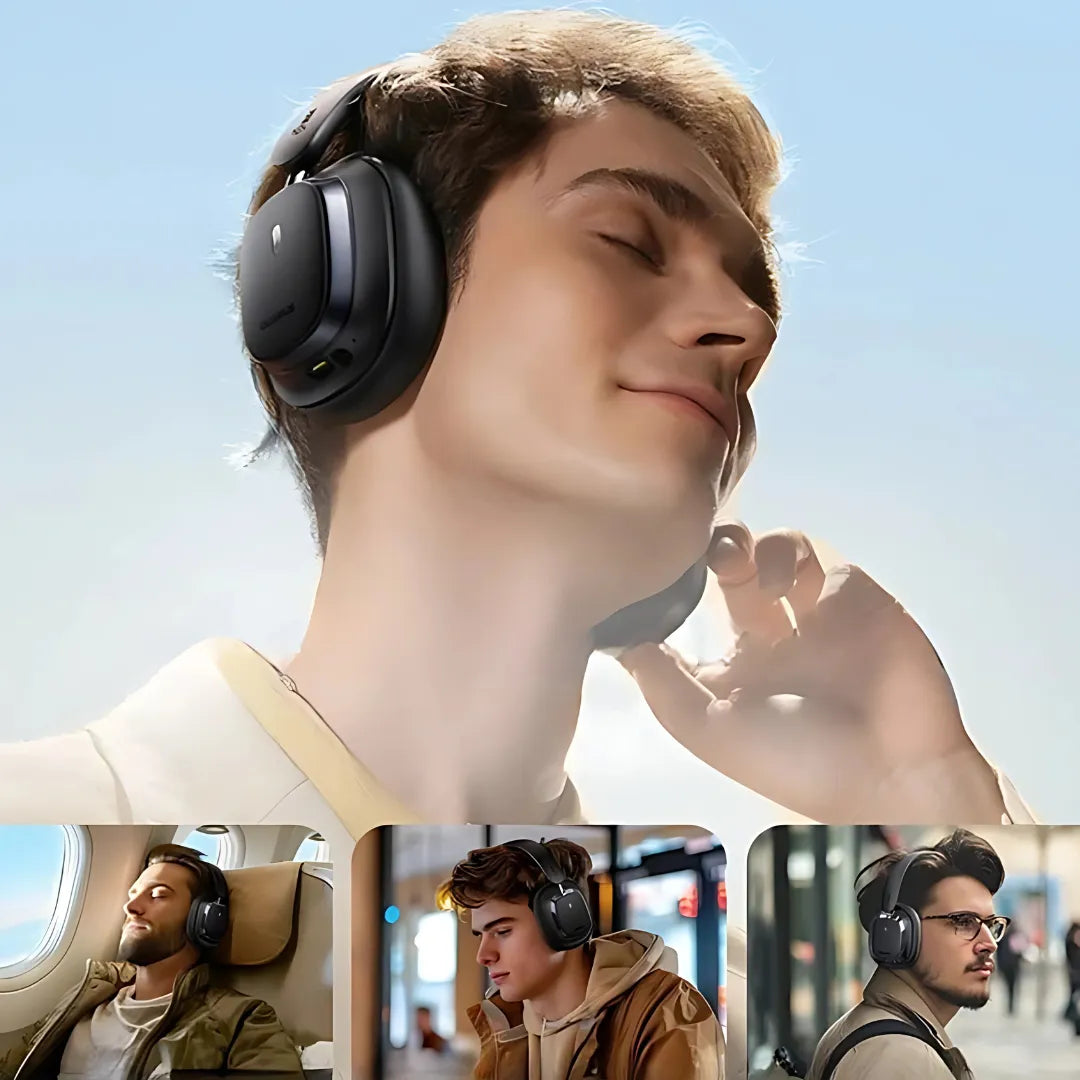 Baseus Bowie H1i Bluetooth Gaming Headset with 46dB ANC and 120h Battery Life