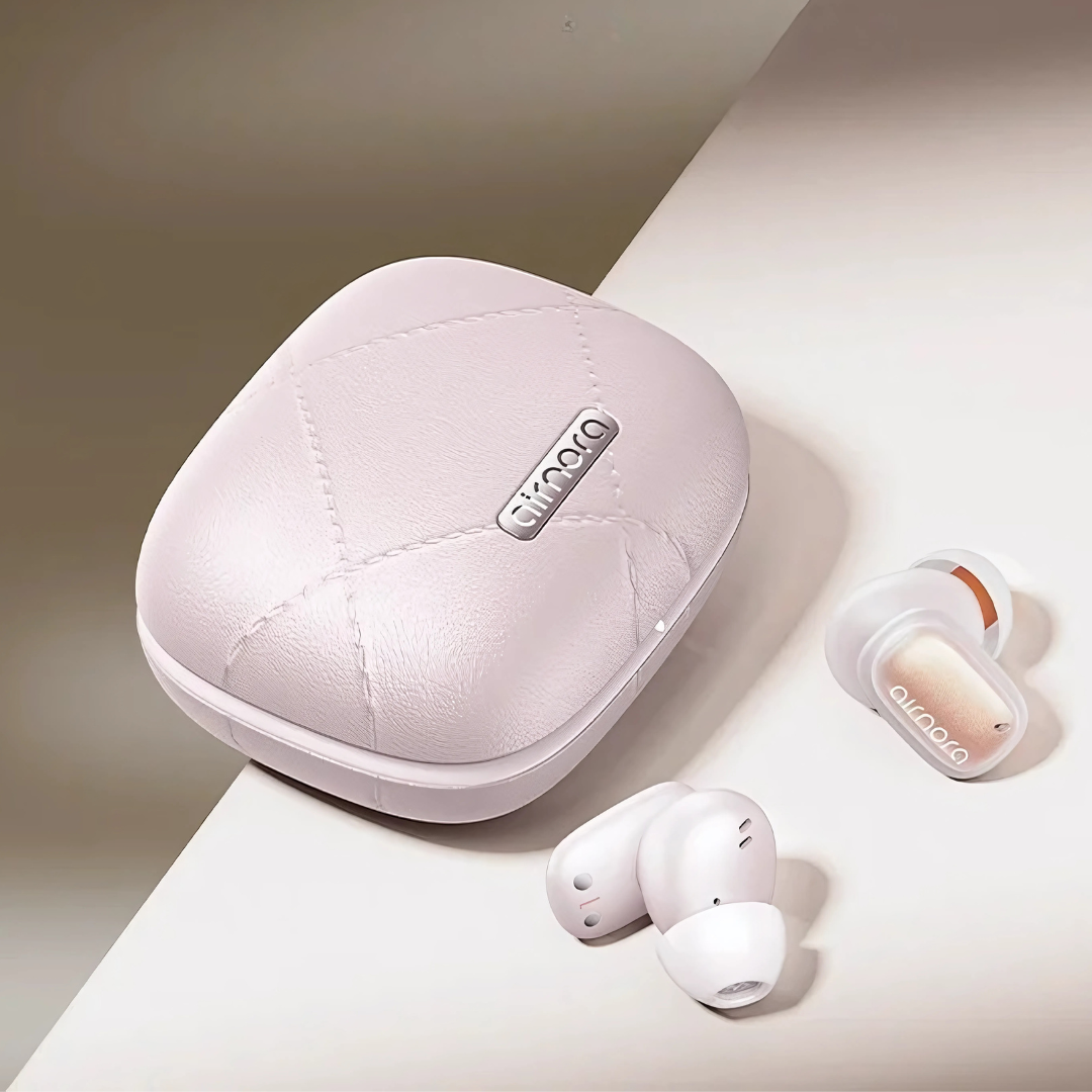 Bluetooth ANC 5.4 Headphones with -45dB Noise Cancellation and Mirror Case