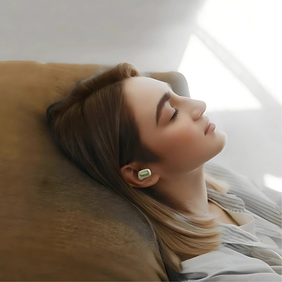 Bluetooth ANC 5.4 Headphones with -45dB Noise Cancellation and Mirror Case