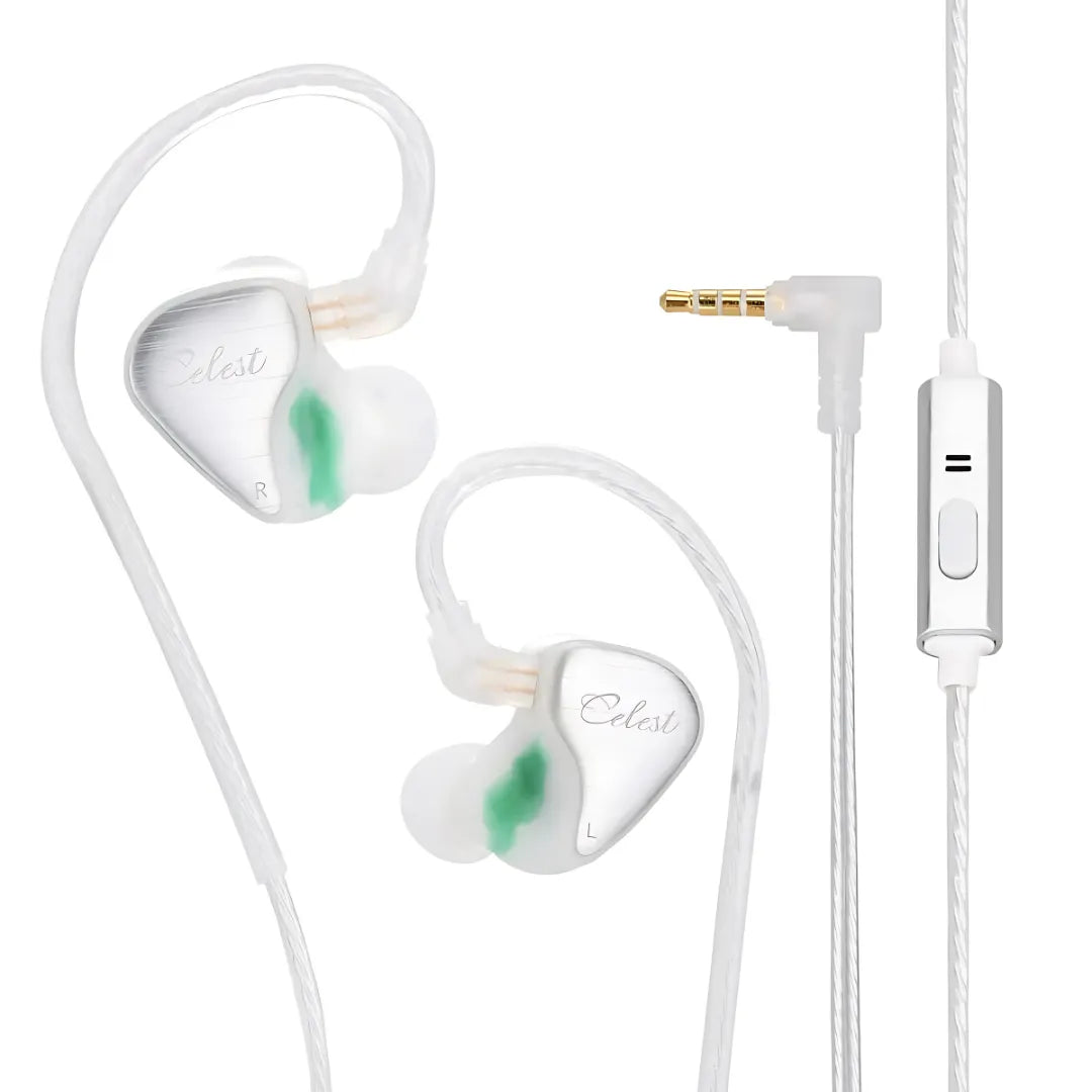 Celest Pro Earphones with LCP Driver, Detachable Microphone and Myth-Inspired Design