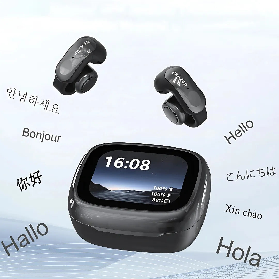 Erazer XF28 PRO Bluetooth Earbuds with Real-Time Translation and 30h Battery Life