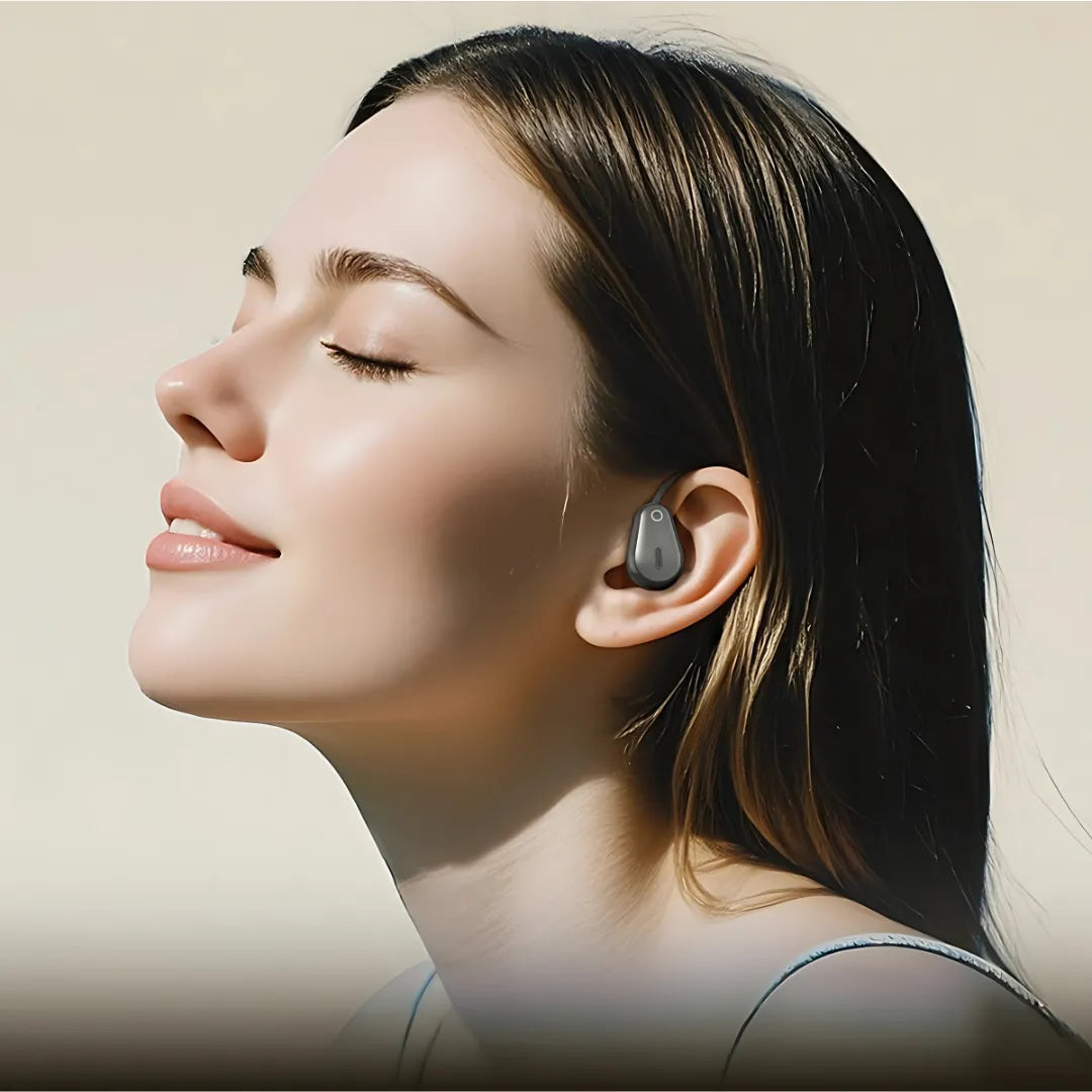 Erazer XP6 Bluetooth Earphones with 150-Language Translation, Open Ear Design, and 70-Hour Battery Life