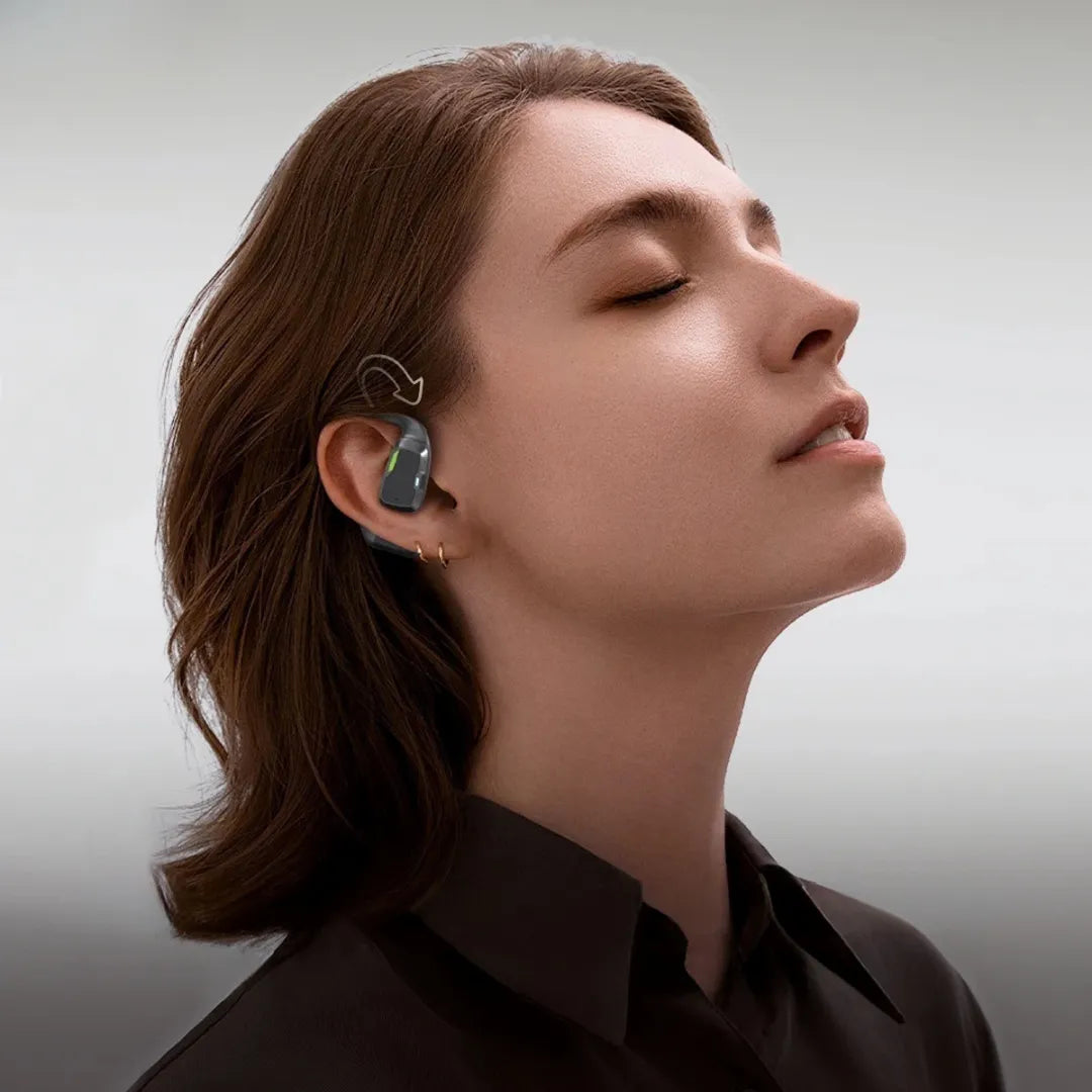 Erazer XP6 Bluetooth Earphones with 150-Language Translation, Open Ear Design, and 70-Hour Battery Life
