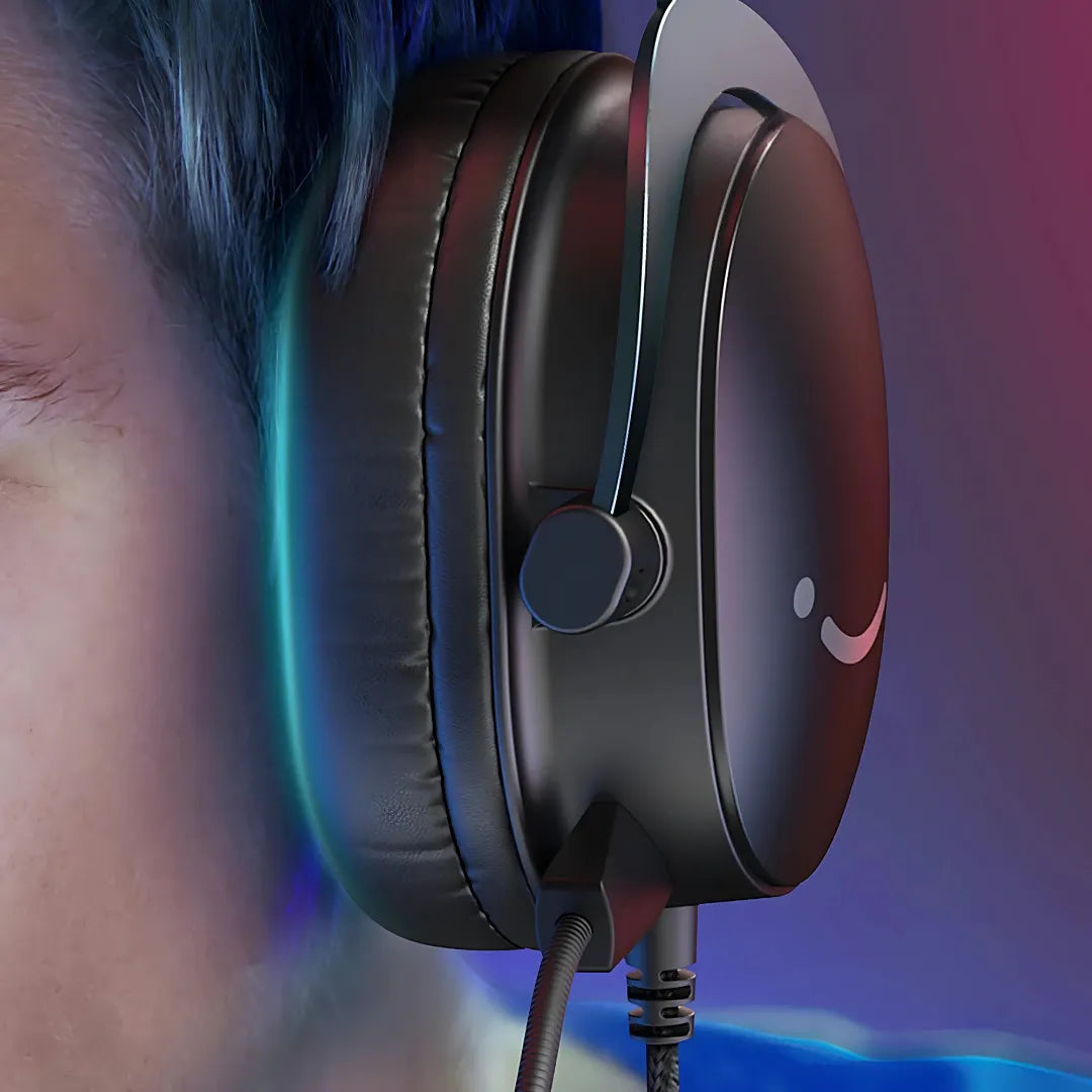 Fifine H9W Gaming Headset with 7.1 Surround Sound and Detachable Microphone
