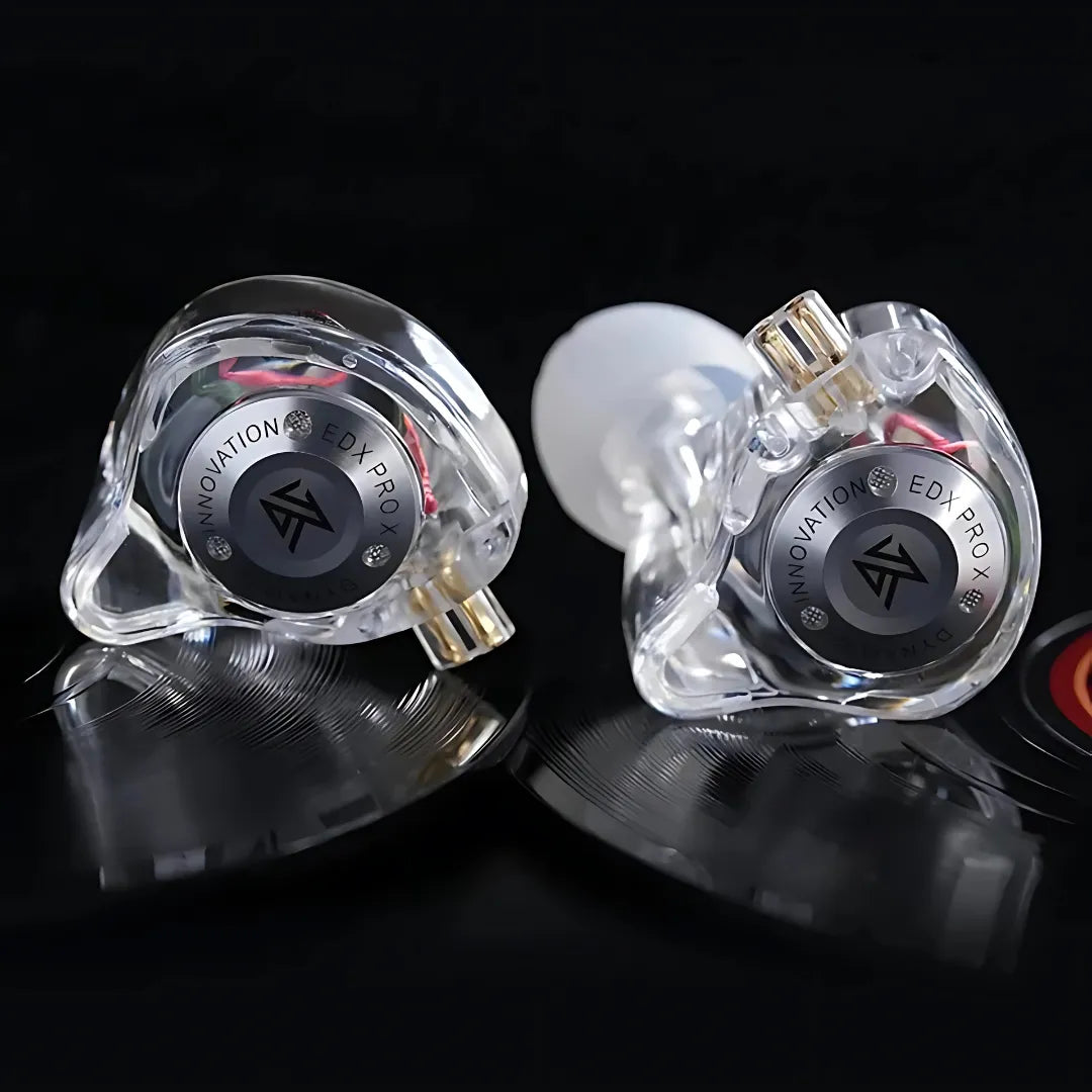KZ PRO Earphones with Dynamic Driver, Powerful Bass and Transparent Design