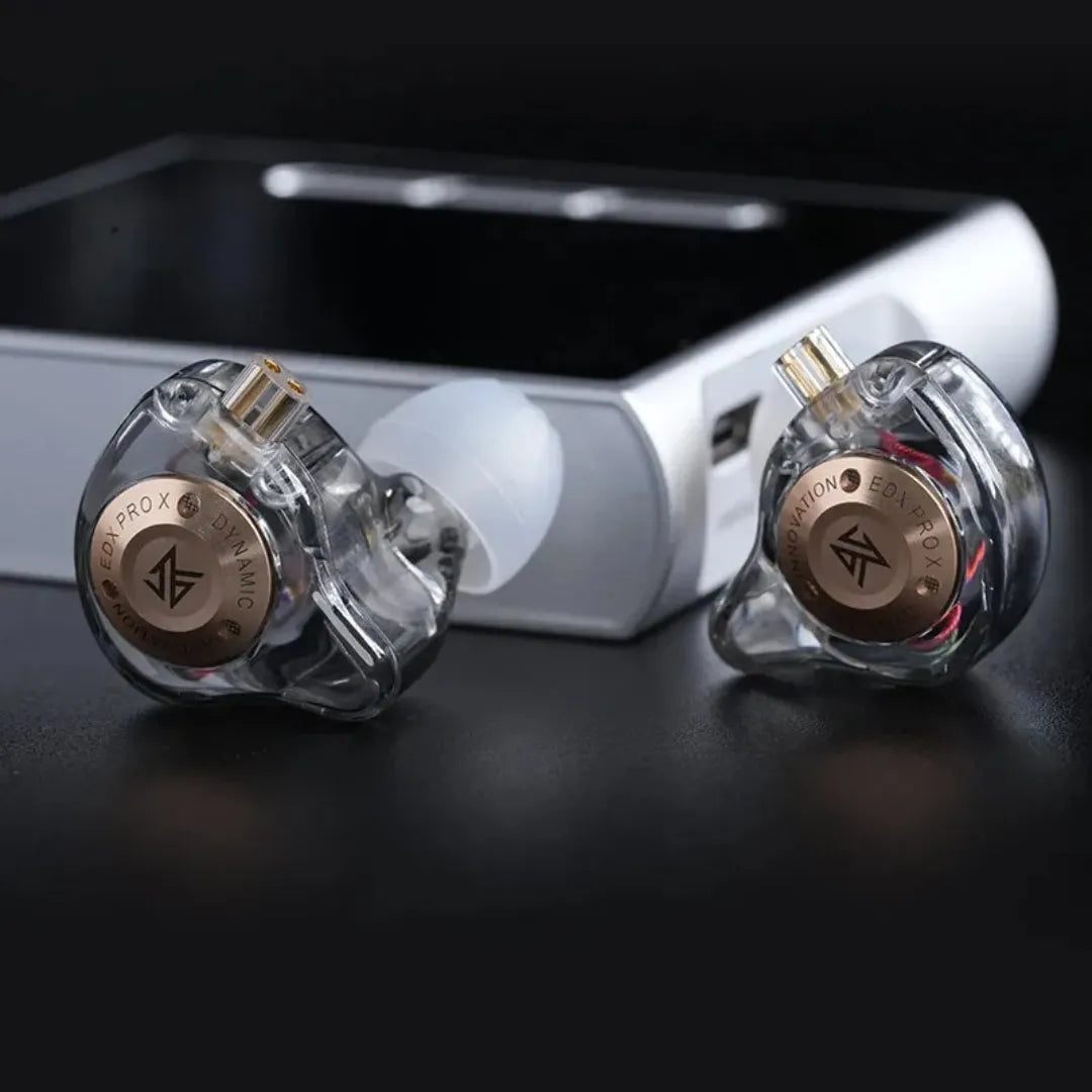 KZ PRO Earphones with Dynamic Driver, Powerful Bass and Transparent Design