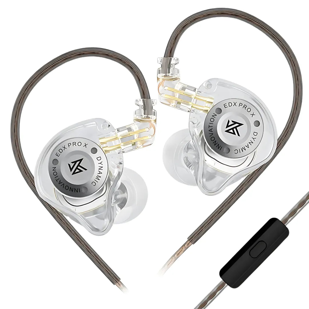 KZ PRO Earphones with Dynamic Driver, Powerful Bass and Transparent Design