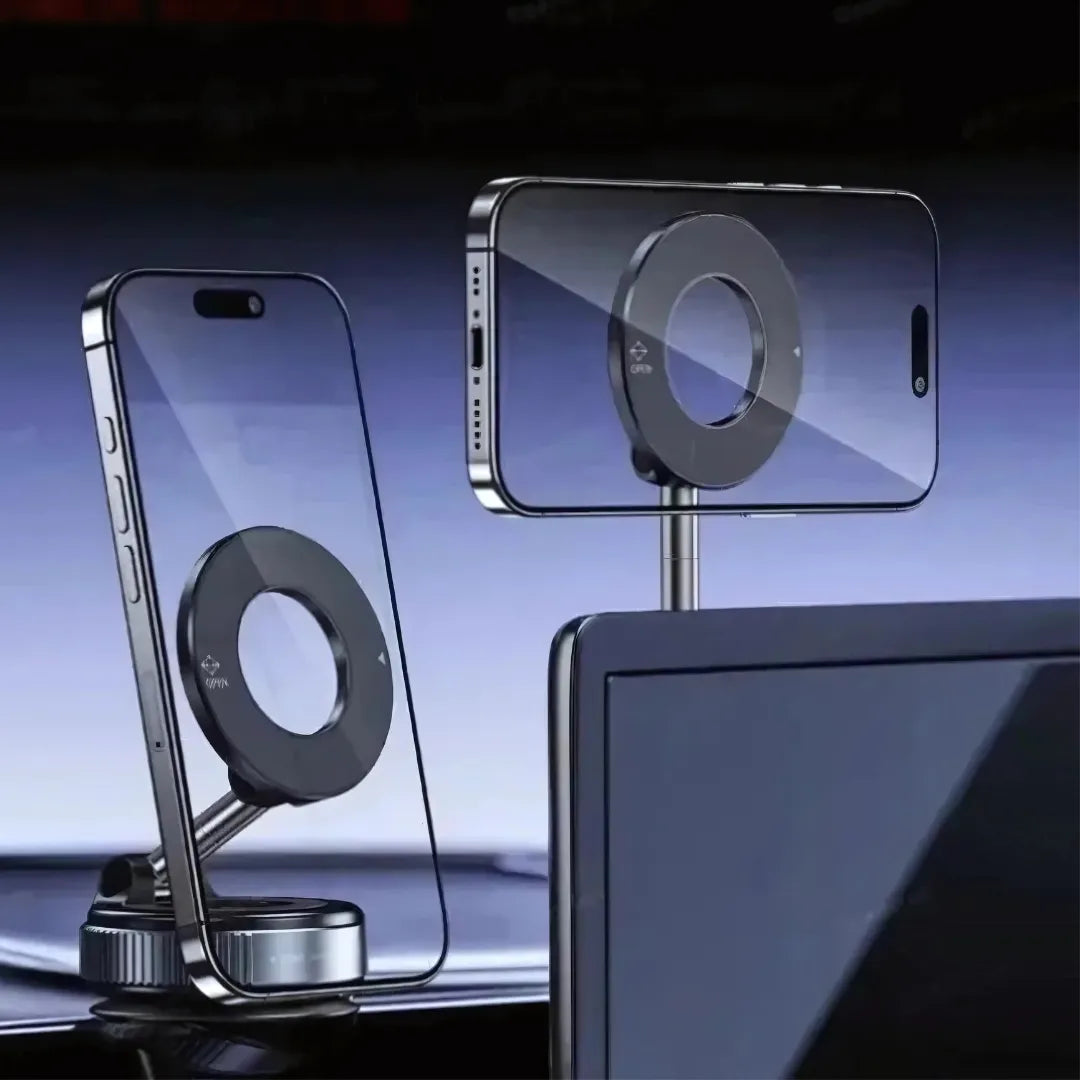 Magnetic Phone Holder Gp30 With 360° Rotation & Telescopic Arm
