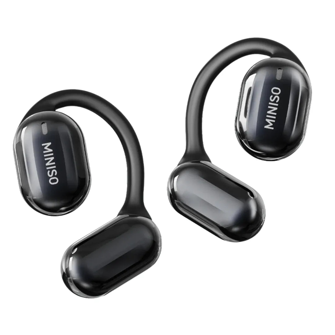 Miniso MS162 Translator Earbuds with Digital Display, Air Conduction and Instant Translation