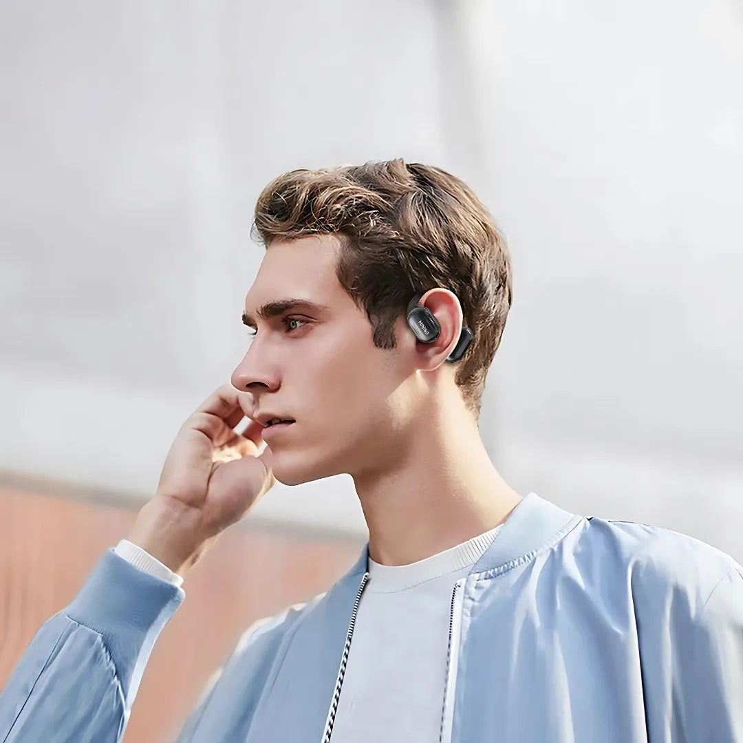 Miniso MS162 Translator Earbuds with Digital Display, Air Conduction and Instant Translation