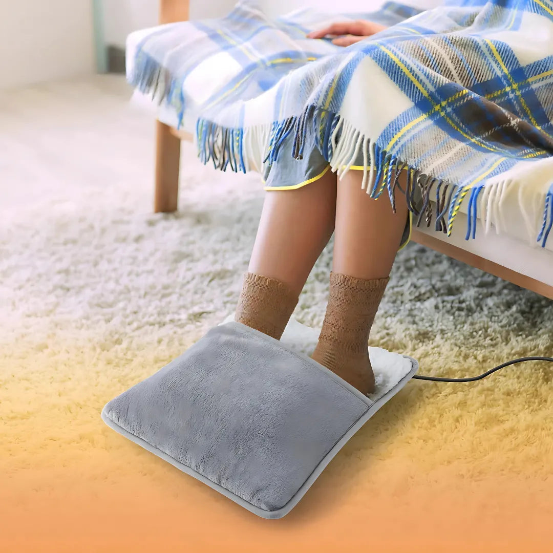 ThermaSoft Pad Electric Heated Foot Warmer USB Soft Flannel