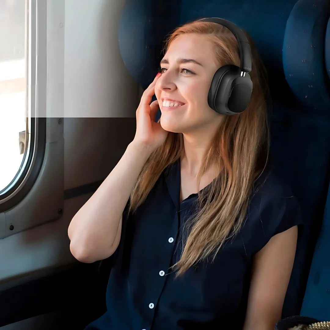 Wireless Headset Siindoo JH-ANC930PLUS with Active Noise Cancelling, LED Display and 1GB MP3 Player