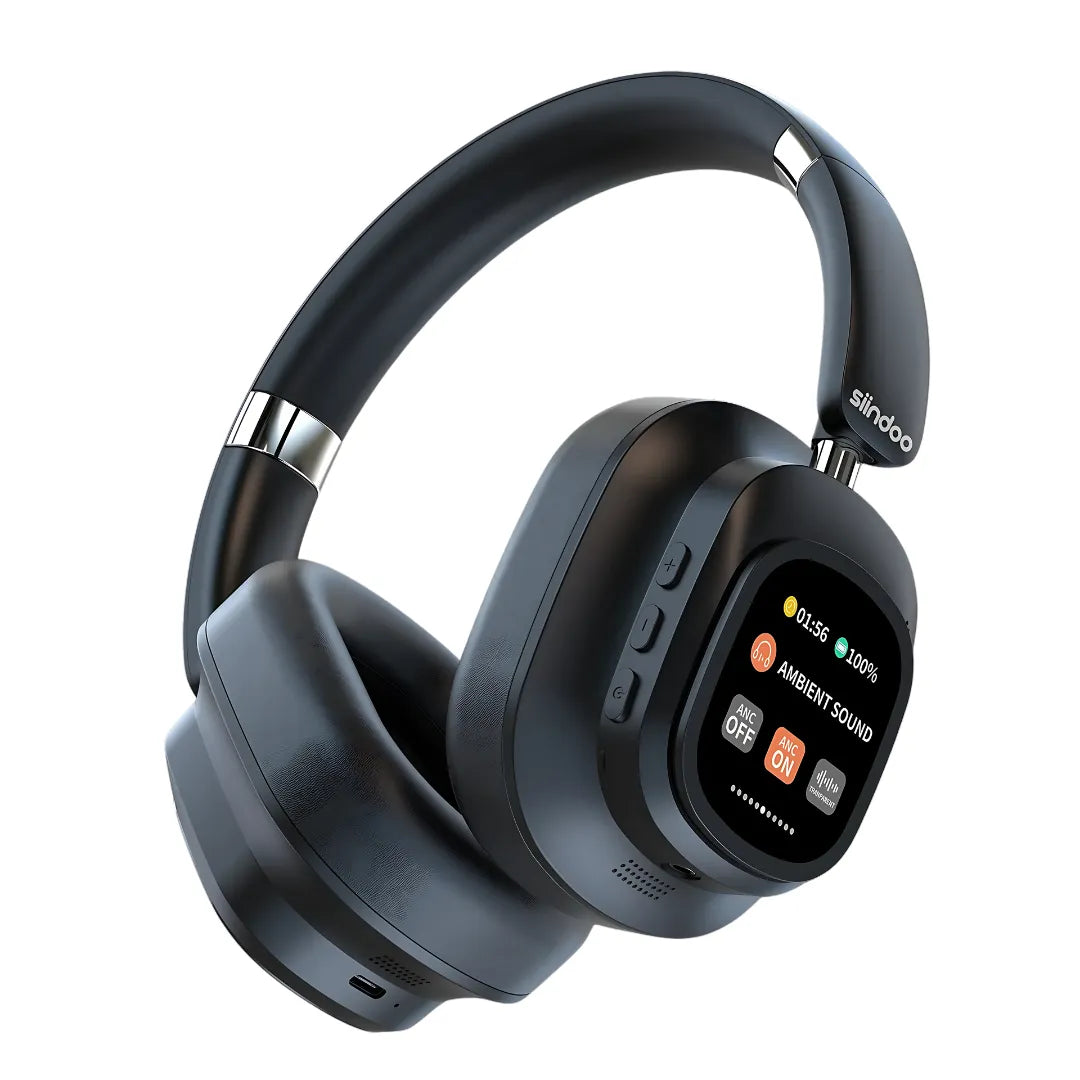 Wireless Headset Siindoo JH-ANC930PLUS with Active Noise Cancelling, LED Display and 1GB MP3 Player