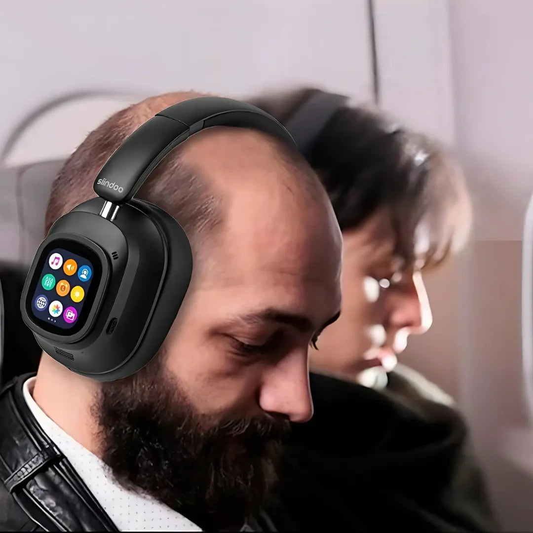 Wireless Headset Siindoo JH-ANC930PLUS with Active Noise Cancelling, LED Display and 1GB MP3 Player